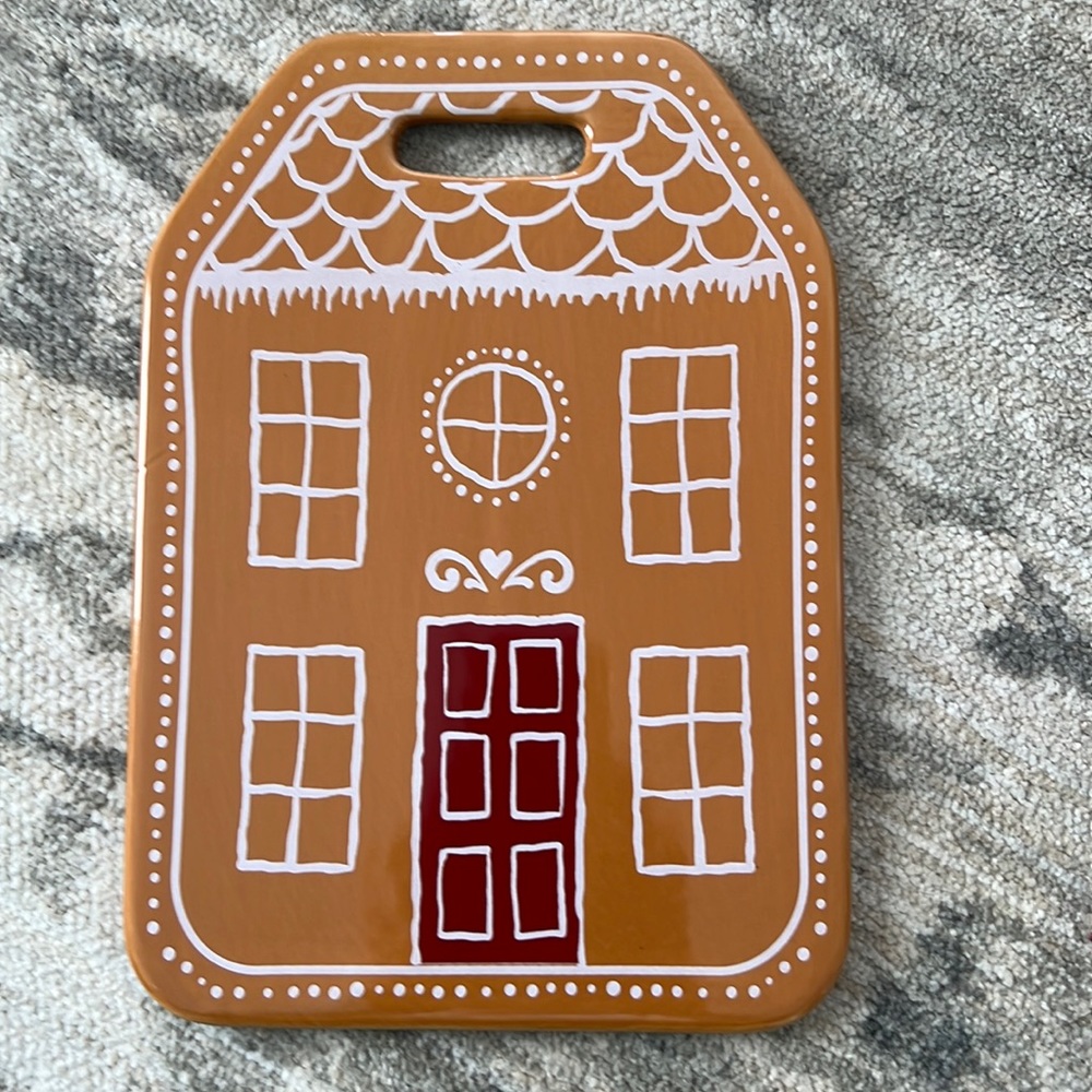 Christmas Gingerbread Ceramic Serving Board Target Bullseye (NEW)